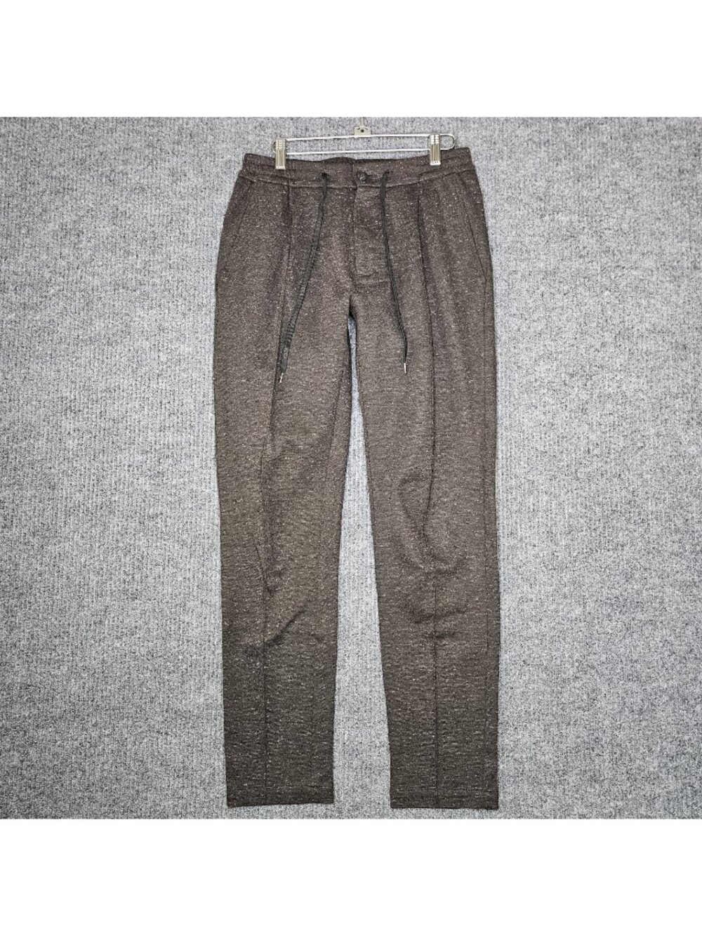 Seneca Vanta Pants Brown 32 L Donegal Mens L Italian Performance Made Italy